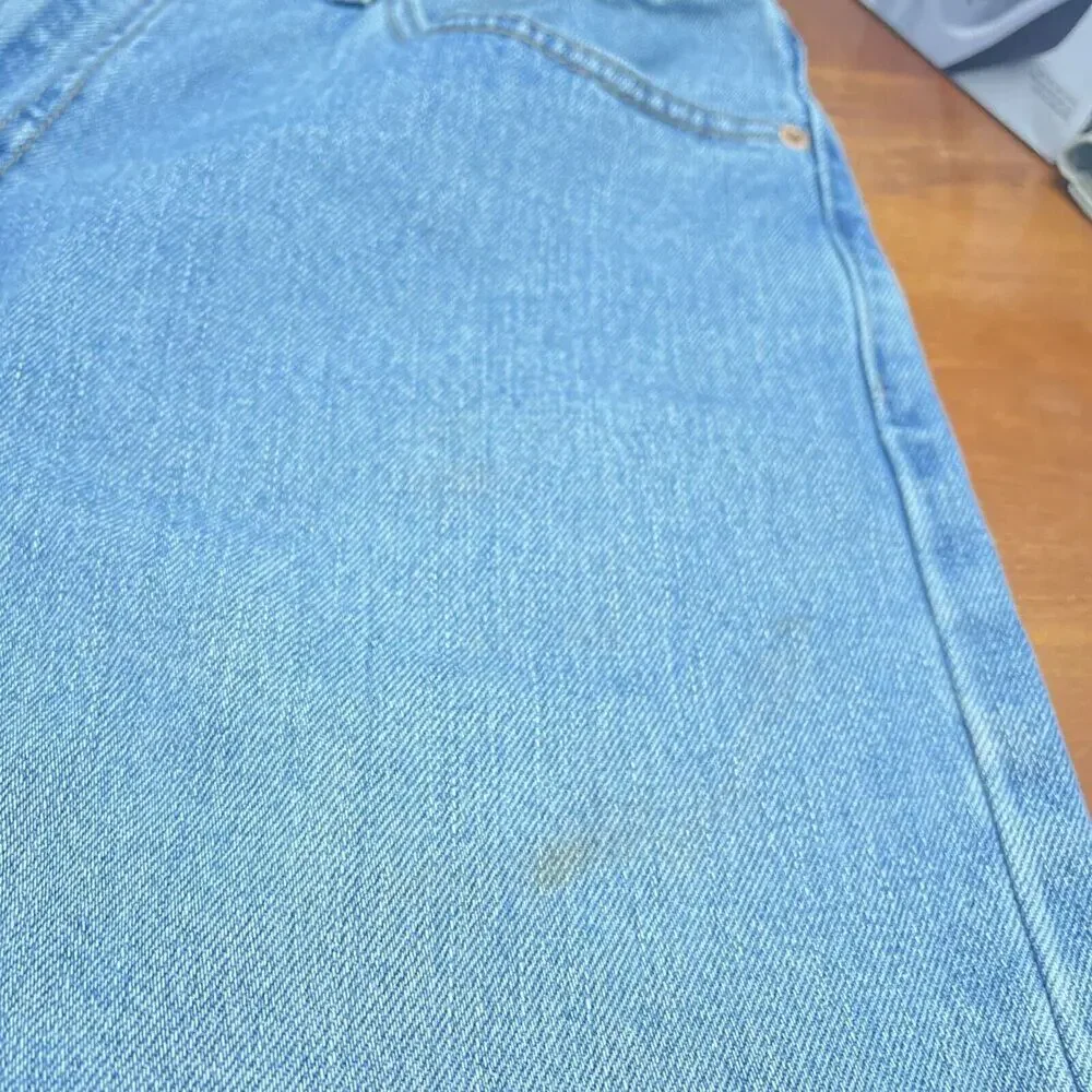 Levi Strauss & Co 505 Size 34x29 Blue Regular Straight Leg Denim Jeans‎ Older